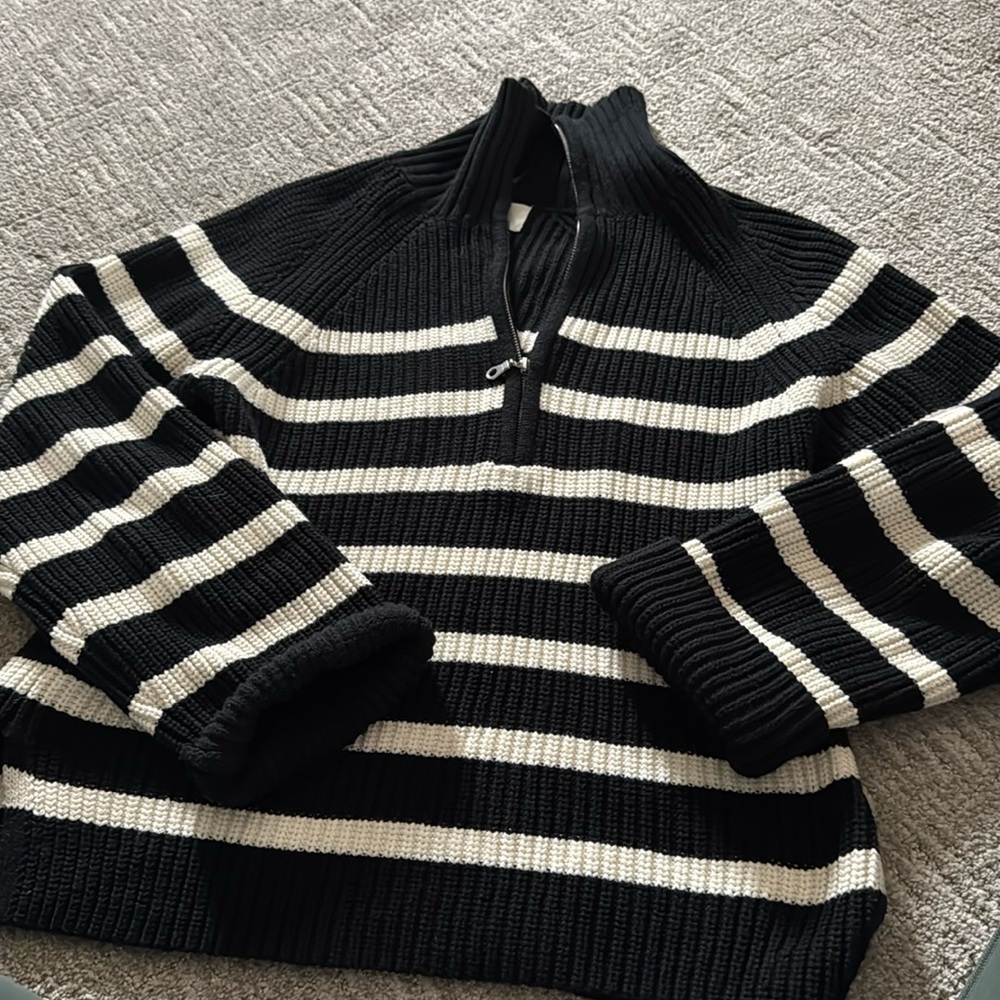 H&M 1/4 zip sweater